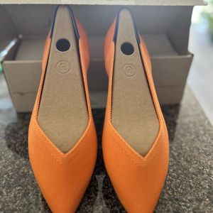 Brand new Rothy’s - the point in tangerine